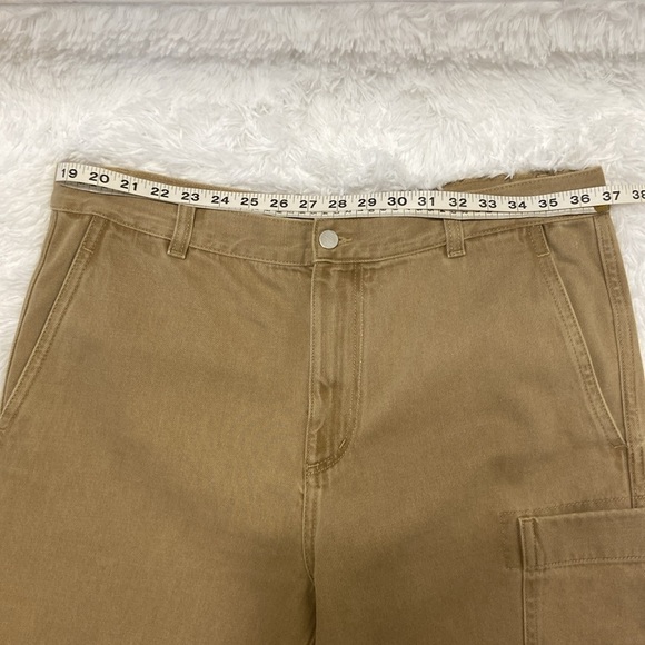 COS MEN KHAKI/TAN WASH OUT,ONE POCKET, CARGO PANTS. SIZE-38 R. - Picture 2 of 14